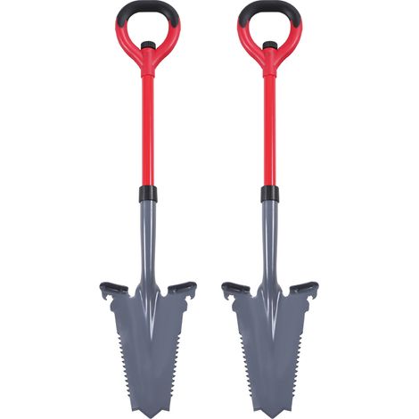 SWANEW 2pcs Vanga Radice vanga invertito a forma di V lama seghettata 114cm (1/5)