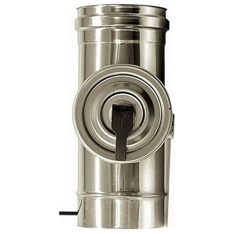 Elemento ispezione canna fumaria DN 250 tubo acciaio inox 316