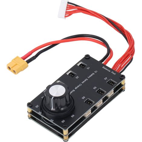 Carte de charge série 1S, chargeur 6 canaux pour batteries LiPo, compatible avec prise PH2.0 A30 (1/5)