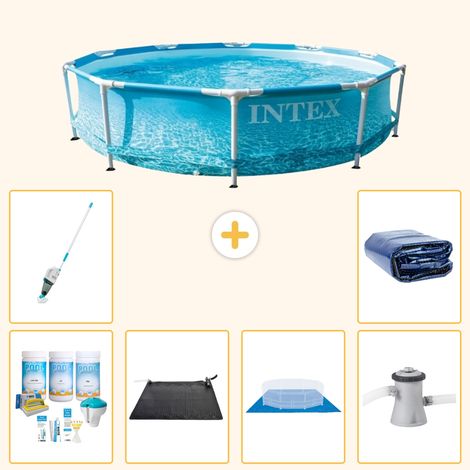 Intex Piscine Tubulaire Ronde - 305x76 cm - 7-pièces S20359 (1/5)