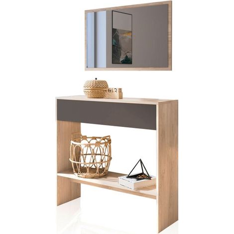 Recibidor Aros Tofe - Gris Grafito (ancho) x 85cm (alto) (1/5)