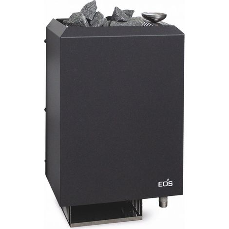 Eos Bi-O Picco W 3,5 kW Saunaofen mit Verdampfer Combiofen Anthrazit