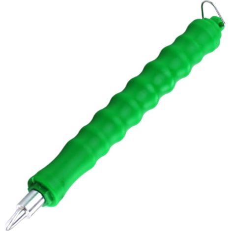Outil Crochet Droit Vert de Ligature D'armature Semi-automatique en Acier et Plastique pour Réduire la Fatigue sur Chantier de Construction (1/5)