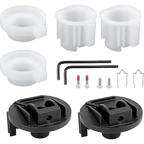 Set di adattatori per maniglie, ricambi per rubinetti, componenti per rubinetti per vasca e doccia, kit di riparazione per vasca e doccia (1/2)