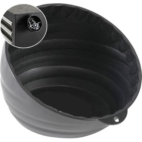 Bandeja Imantada para tornillos 150mm Para Taller Redonda Magentica para Tornillos, Tuercas, Piezas Metalicas etc con cubierta (1/5)