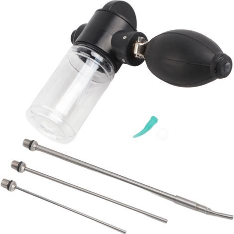 Anti-pest bulb duster with 3 stainless steel nozzles, termite removal tool set for agriculture and forestry (1/5)