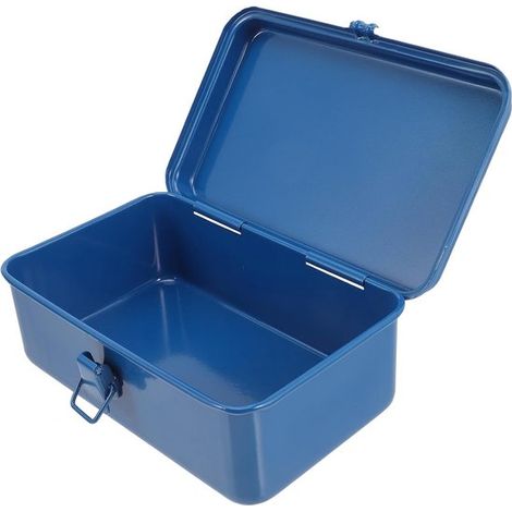 Organizador de herramientas metálico - Caja de herramientas portátil de acero con cerradura (1/5)