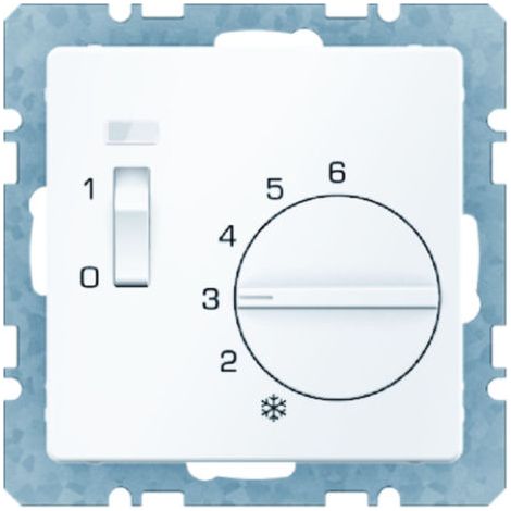 Berker Q.1 thermostat blanc pour contrôle température maison