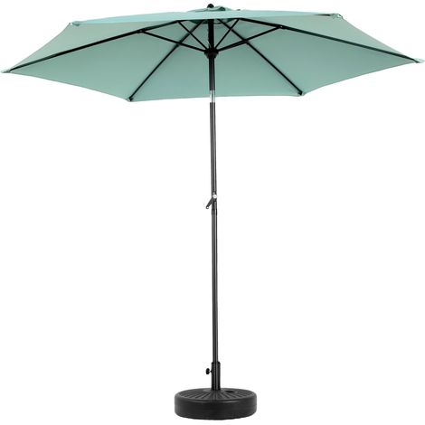 Parasol double face avec manivelle, Anti-UV et imperméable – Socle non inclus