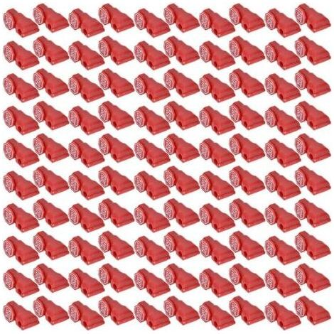 Dispositif de sécurité pour crochets de supermarché, lot de 100, antivol, pour étagères, accessoires de fixation pour crochets de 4,5 mm (1/5)