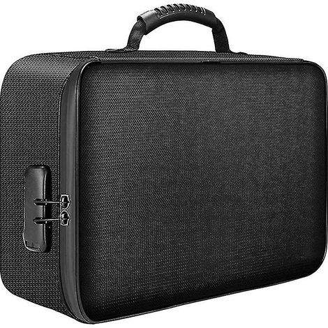 Sac de sécurité ignifugé et étanche avec fermeture éclair, résistant aux flammes, pour argent et documents. (1/5)
