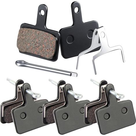 4 Paires Plaquette de Frein VTT, Plaquette de Frein Velo Plaquette de Frein Trottinette Electrique Détachées de Vélo Plaquette de Frein Velo Electrique, Plaquettes de Frein à Disque pour Vélo (1/5)