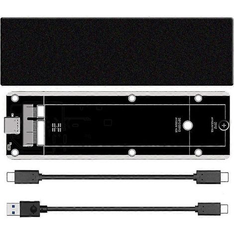 Boîtier SSD USB 3.2 Gen 2 6 Gbit/s M.2 SATA pour MacBook Air A1425, A1398, A1465 et A1466 (2012).