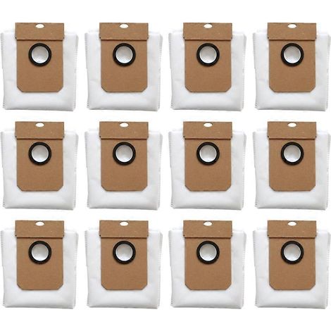 12pcs pour Airbot L108s Pro Ultra Robot Aspirateur Sac à poussière Spare Accessoires (1/5)