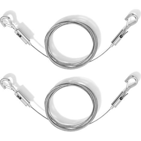 Lot de 2 fils suspension ultra-résistants pour tableaux et miroirs, (1/5)