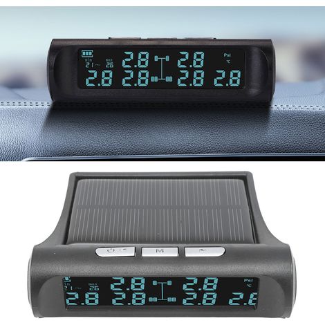 Nouveau véhicule de conversion voiture/camping-car/remorque à 6 roues avec écran LCD et système de surveillance de la pression des pneus à énergie solaire (modèle externe) (livré avec batterie intégré (1/5)