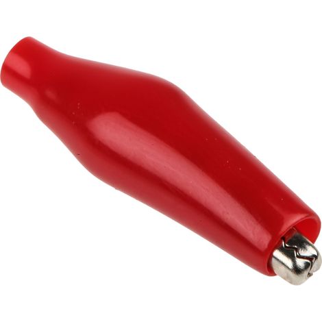 Pince crocodile, Rouge RS PRO ( Prix pour 1 ) (1/4)