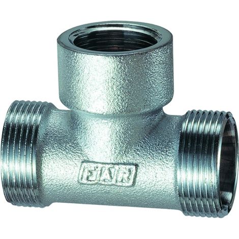 RACCORDO A T FEMMINA IN OTTONE CROMATO 3/4 M 24X19 FAR RUBINETTERIE