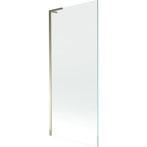 Mexen Next L mampara de baño de 1 ala 80 x 150 cm, transparente, dorado - 895-080-000-03-00-50 (1/5)