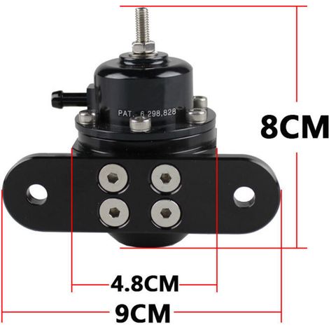 Pièces de modification automobile : régulateur de pression de carburant de grande taille, un jeu de vannes de régulation de pression de carburant de grande taille, modification universelle du turbocom (1/4)