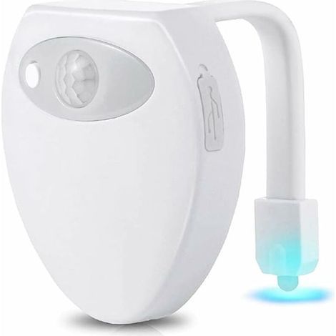 Lampe de Toilette Veilleuse LED Rechargeable 8 Couleurs pour WC Salle de Bain/Seau d'aisances/toilettes/Cabinet/Lavabo/Hôtels, Cafés (1/5)