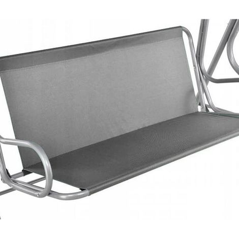 Housse pour balancelle de jardin, housse pour chaise de jardin, housse pour balancelle, 2 et 3 places (Gris, 138 x 50 x 50 cm) (1/5)