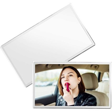 SJLERST 1-teiliger Auto-Schminkspiegel, Kosmetikspiegel für Autos, Sonnenblendenspiegel für Autos, universelles Autostyling (1/5)
