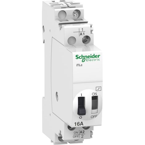 Acti9, iTLc télérupteur à commande centralisée16A 1NO 230...240VCA 50-60Hz - A9C33811