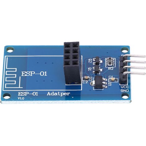 Lot de 2 modules adaptateurs sans fil Wi-Fi ESP8266 ESP-01 transparents 3,3 V/5 V (1/5)