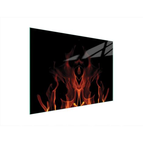 Glasschneidebrett 40x30 Feuer (1/5)