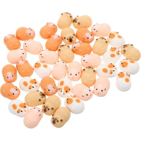 40 Figurines Miniatures de cochons d'Inde, Petits Animaux de (1/5)