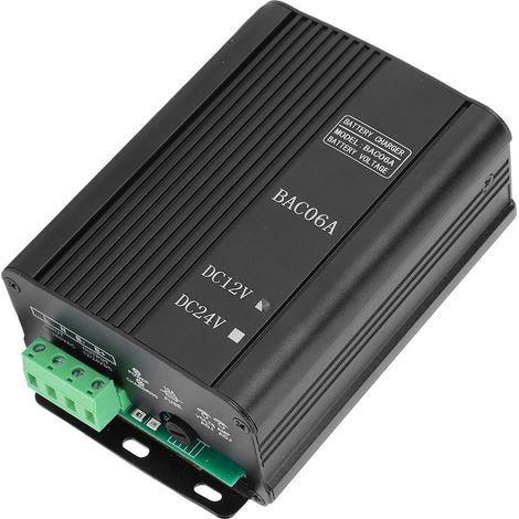 Chargeur de batterie automatique BAC06A, alimentation groupe électrogène diesel, convertisseur AC100-240V vers DC12V 6A, interrupteur de type, chargeur intelligent pour batterie 12V. (1/5)