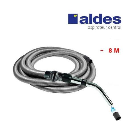 Flexible ALDES avec poignée standard chromée remplace la poignée de commande pneumatique ALDES 11070062 avec douille de démarrage - longueur au choix - 8m