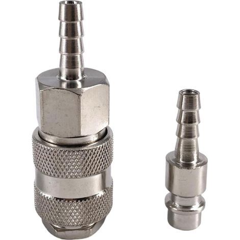 1 Pcs Raccord Pneumatique, Connecteur Rapide 6mm, Prise Et Fiche Type Eu, Pour Compresseur D'air (1/5)