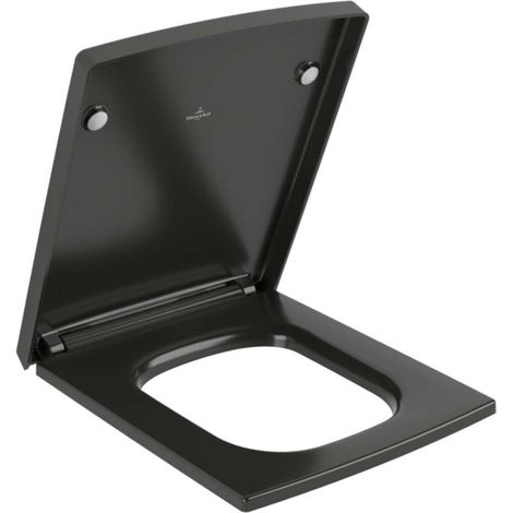 Villeroy & Boch Memento 2.0 - Copriwater, SoftClosing, QuickRelease, Pure Black 8M24S1R7 (1/3)