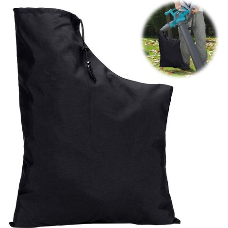 2-teiliger Laubsaugerbeutel, Laubsaugerbeutel, Laubsauger-Sammelbeutel für den Garten, Laubbläser-Staubsauger, verstellbarer Auffangbeutel mit Reißverschluss