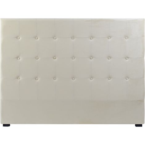 Cabecero Cama Poliester Mdf 159X8X119 Crema (1/5)