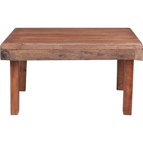 Table basse de salon, Table Café, 60 x 45 x 23 cm Bois de récupération solide OIB1163E (1/5)
