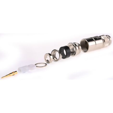 Connecteur coaxial RS PRO Mâle Droit 50O Montage sur câble ( Prix pour 1 )