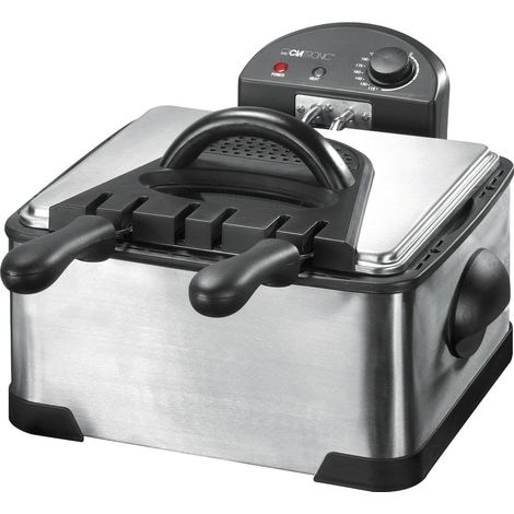 Clatronic FR 3195 freidora inox 4 litros (1/4)