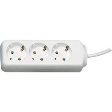 Rallonge électrique 1,4 m 3 prises, noir (Par 20) (1/4)