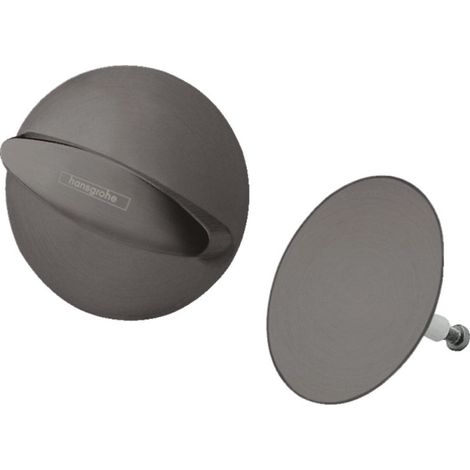 HANSGROHE Flexaplus juego de acabado de desagüe para bañera negro cromo cepillado