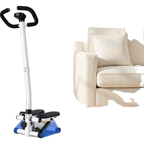 Stepper de fitness, capacidad de carga 150 kg, dimensiones totales 29 x 39 x 110 cm, longitud de la banda de resistencia 90 cm, peso bruto 7,5 kg, requiere montaje: Sí (1/5)