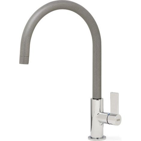 Rubinetto Miscelatore Cucina Elleci Volta Metaltek Grigio Aluminium MMKVTA79 (1/3)