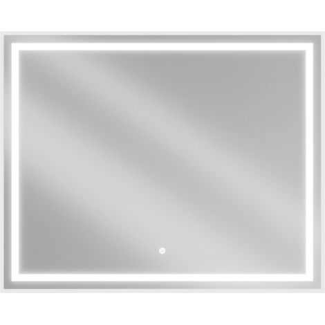 Mexen Miko espejo de baño iluminado 100 x 80 cm, LED 6000K, antivaho - 9819-100-080-611-00 (1/5)