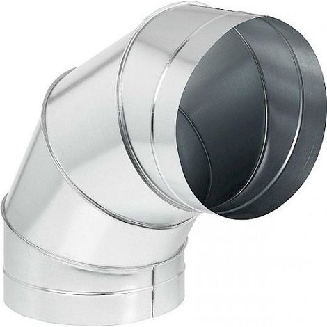 Coude mâle/mâle à 90° acier galvanisé diamètre de raccordement 400 mm S&P (UNELVENT) 864341