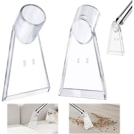 Ensemble d'accessoires en deux parties pour aspirateurs eau et poussière : ventouse, buse rotative et accessoire multifonction (pour tapis et sièges de voiture). (1/4)