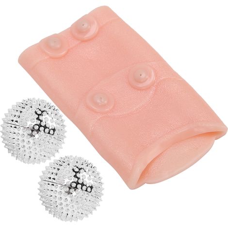 Attelle de cheville à thérapie magnétique pour le sport, protection contre la fasciite plantaire et la douleur (attelle de cheville avec 2 balles de massage) (1/5)