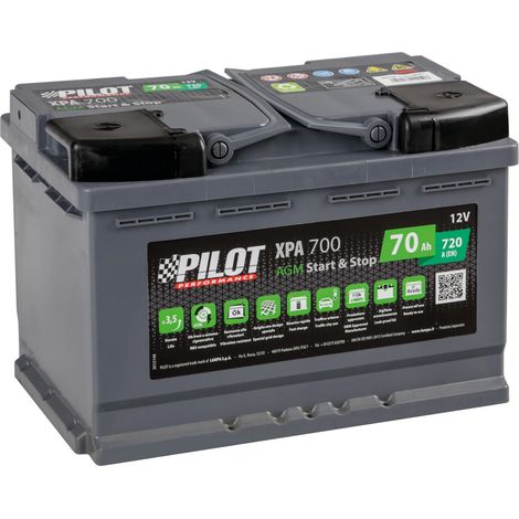 Batteria 12V - Pilot Start-Stop AGM - 70 Ah - 720 A - L3 (1/3)