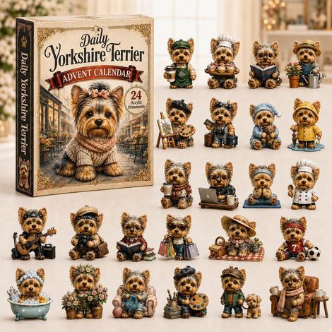Yorkshire bei der Arbeit Adventskalender 2026 2D Überraschungsbox